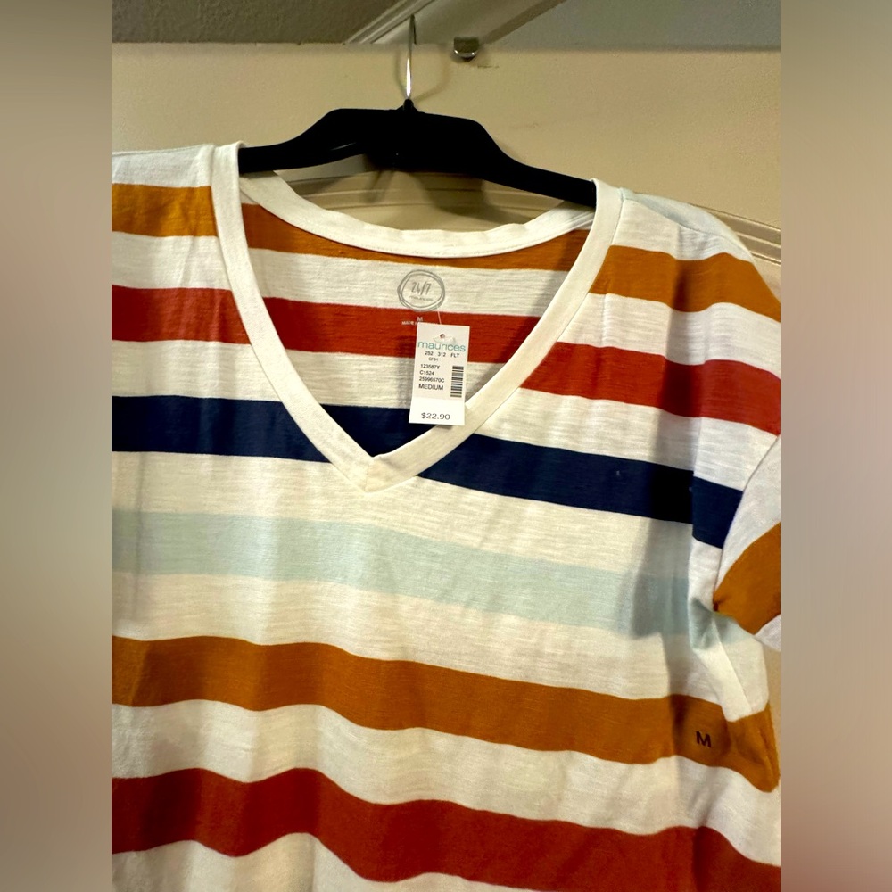 Stripped tshirt. NWT